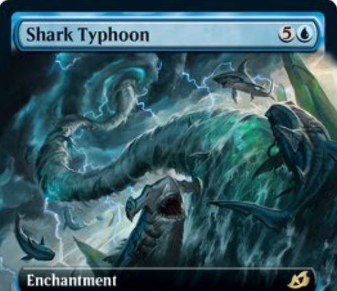 サメ台風》【Shark Typhoon】MTG「イコリア：巨獣の棲処」収録の青単